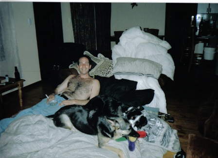 Craig with his Dogs at the Wilderness