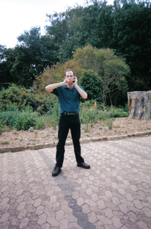 On the Phone in Cape Town