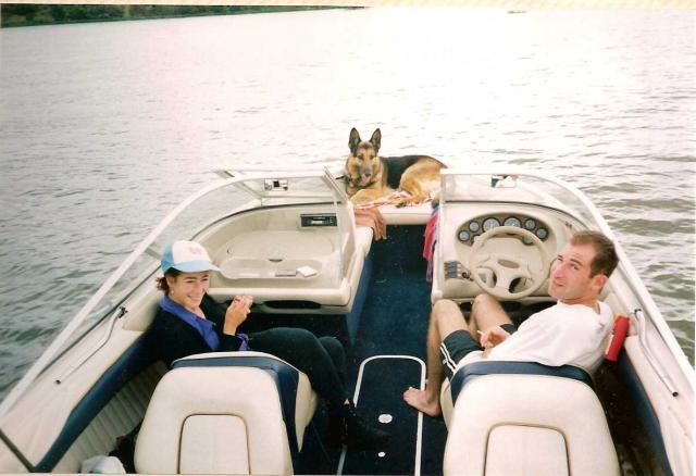 Sundowners on the boat