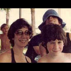 At the pool in Miami. Rene, Debbie & Craig