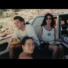 With Debbie & Rene on boat