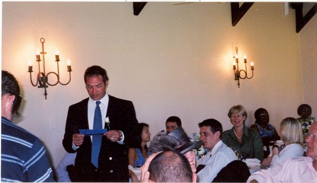 Making Speech at Wedding