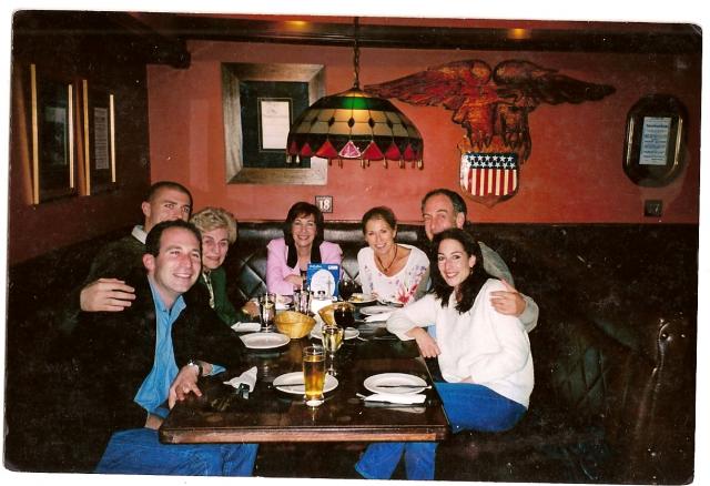 Family before Wedding in a Cape Town Restaurant