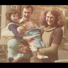 Debbie Graeme Linda (holding Craig). At Fortismere Ave