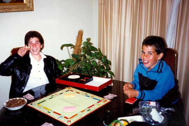 Playing Monopoly with Jeremy Esekow at Edward Rubenstein