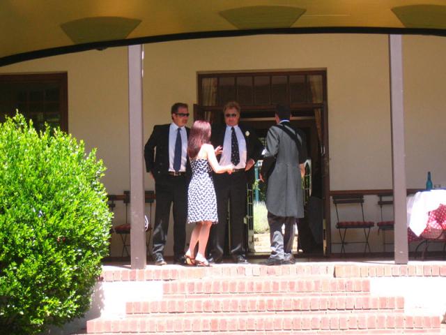 Julian, Debbie & Adrian before the Wedding