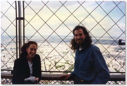 Top level of the Eiffel Tower, Paris