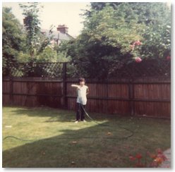 Watering Fortismere garden