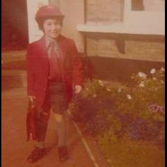 In school uniform
