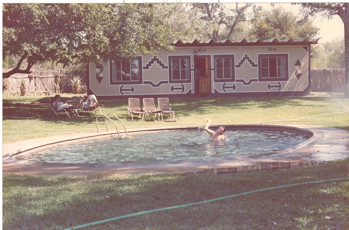 Craig in the swimming pool