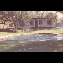 Craig in the swimming pool