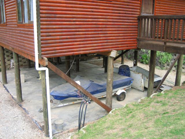 Boat under the house