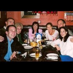 Family before Wedding in a Cape Town Restaurant