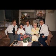 Oscar, Craig, Graeme, Granny Helen, Basil (Helen's Brother)